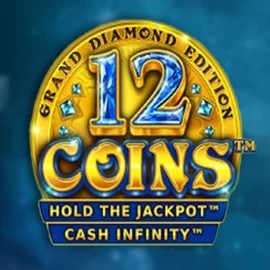 12 Coins Grand Diamond Edition logo by Wazdan at VipLuck Casino