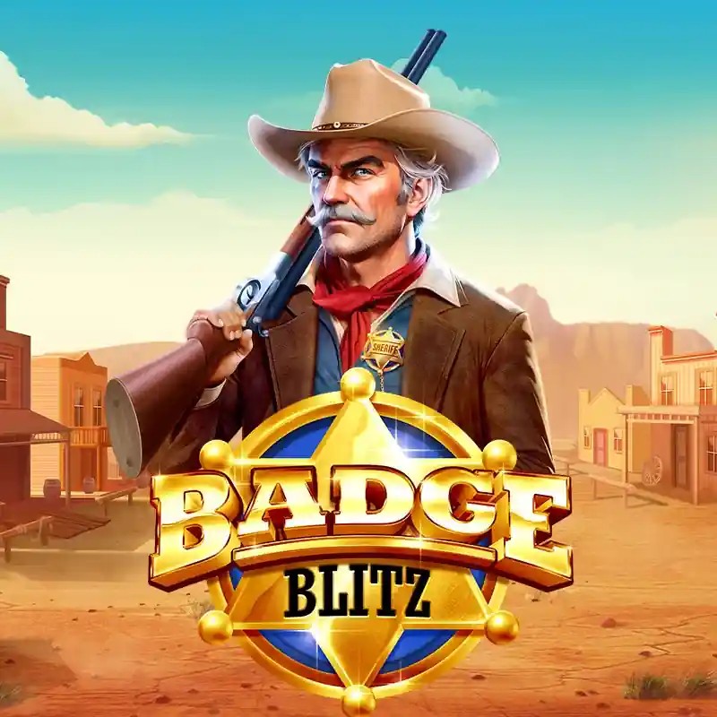 Slots logo of Badge Blitz from Pragmatic Play at VipLuck Casino
