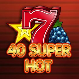 40 Super Hot slot logo by Amusnet Interactive at VipLuck Casino