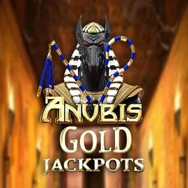 Anubis Gold Jackpots online game logo by Inspired Gaming on vipsluckcasino.com
