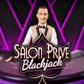Blackjack Salon Privé slot logo by Ezugi at VipLuck Casino