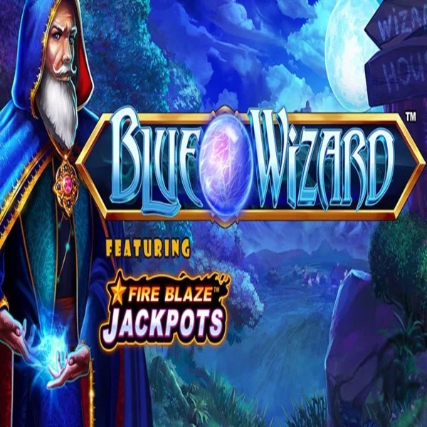 Try Blue Wizard Fire Blaze Jackpots slot by Rarestone Gaming on vipsluckcasino.com – logo image