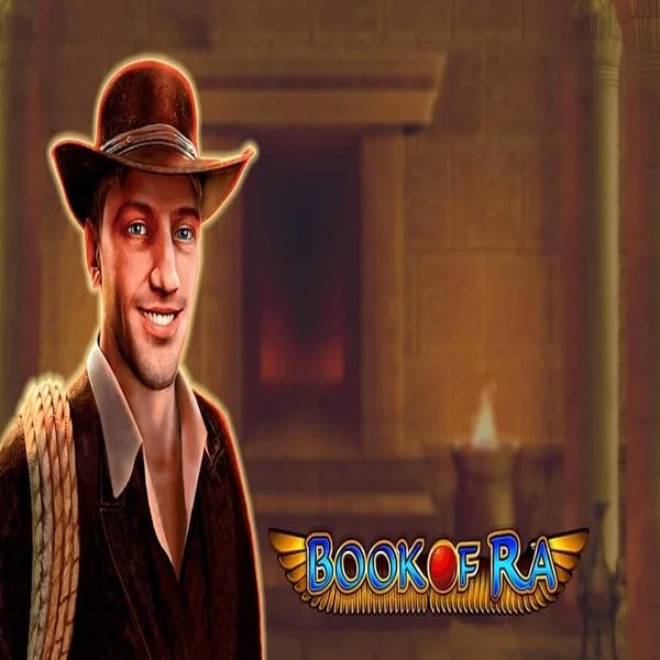 Book of Ra by Greentube, showcased at vipsluckcasino.com – game logo