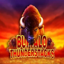 Buffalo Thunderstacks casino game by Amatic Industries – featured logo at VipLuck Casino