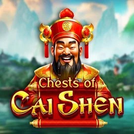 Chests of Cai Shen online game logo by Pragmatic Play on vipsluckcasino.com