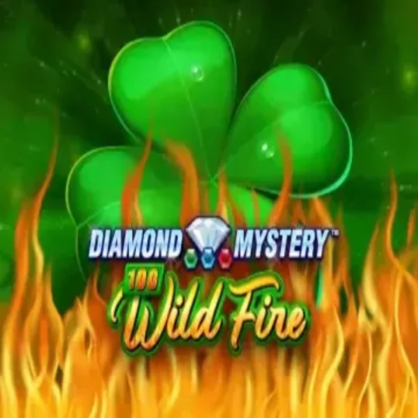 Diamond Mystery 100 Wild Fire slot visual from Greentube available on vipsluckcasino.com