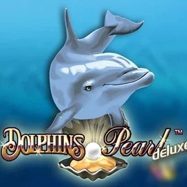 Dolphins Pearl Deluxe by Novomatic, showcased at vipsluckcasino.com – game logo