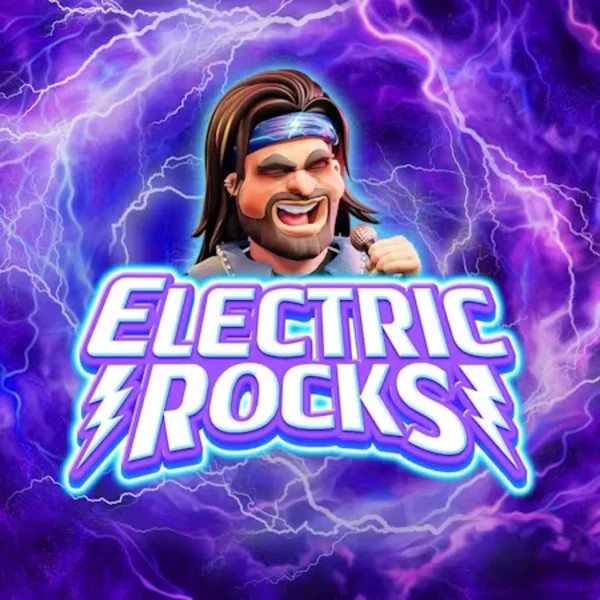 Electric Rocks slot icon by Inspired Gaming, available at VipLuck Casino