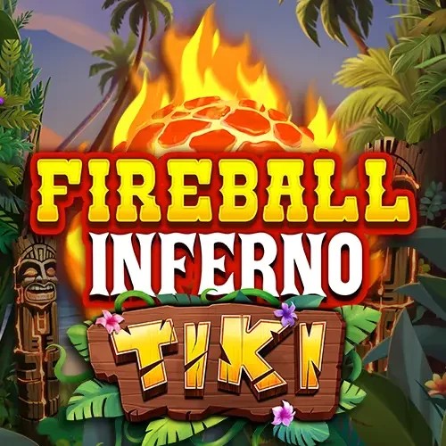 Fireball Inferno Tiki game by NetEnt – logo hosted on VipLuck Casino