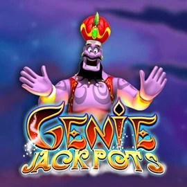 Genie Jackpots slot visual from Blueprint Gaming available on vipsluckcasino.com