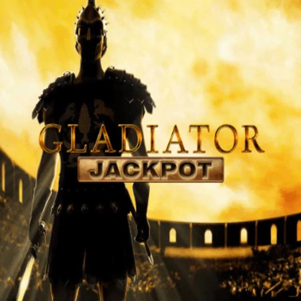Gladiator Jackpot online game logo by Playtech on vipsluckcasino.com