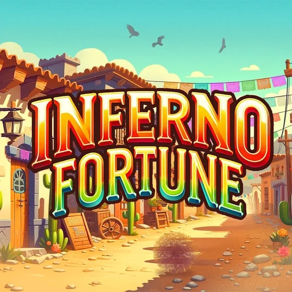 Inferno Fortune slot logo by Atomic Slot Lab at VipLuck Casino