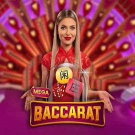 Mega Baccarat logo – Live Casino by Pragmatic Play at VipLuck Casino