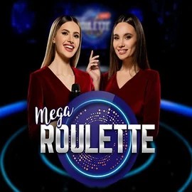 Mega Roulette online game logo by Pragmatic Play on vipsluckcasino.com
