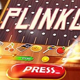 Plinko logo by BGAMING at VipLuck CasinoPlinko