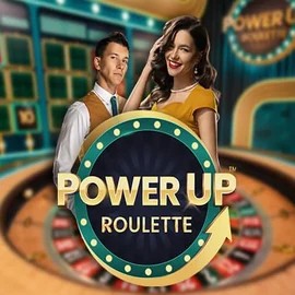 PowerUP Roulette slot logo by Pragmatic Play at VipLuck Casino