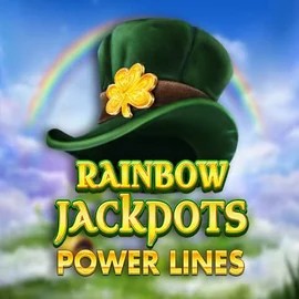Rainbow Jackpots Power Lines slot visual from Red Tiger Gaming available on vipsluckcasino.com