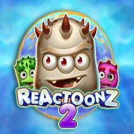 Reactoonz 2 by Play'n GO, showcased at vipsluckcasino.com – game logo