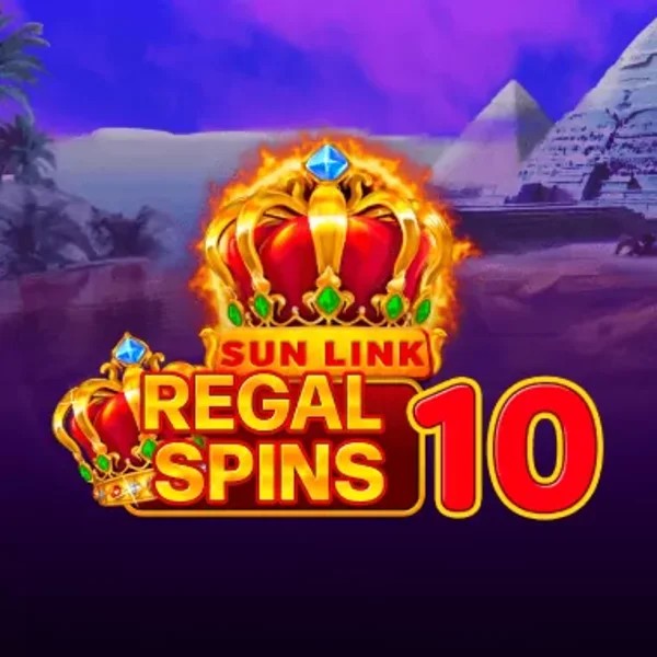 Regal Spins 10 logo by PatePlay at VipLuck Casino