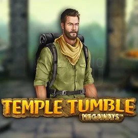 Temple Tumble Megaways slot logo by Relax Gaming at VipLuck CasinoTemple Tumble Megaways