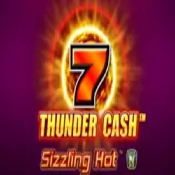 Thunder Cash Sizzling Hot online game logo by Novomatic on vipsluckcasino.com
